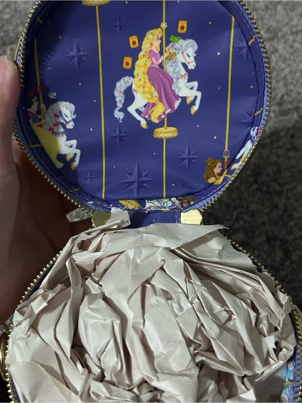Loungefly Carousel Figural Crossbody
